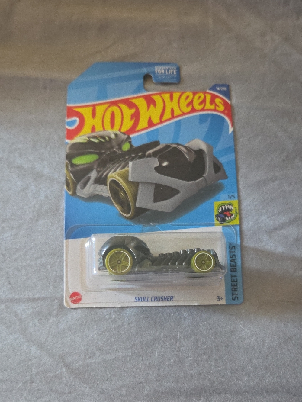 Skull Crusher Toy Car - Black and Lime